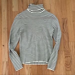 Lauren Ralph Lauren Striped Turtle Kneck